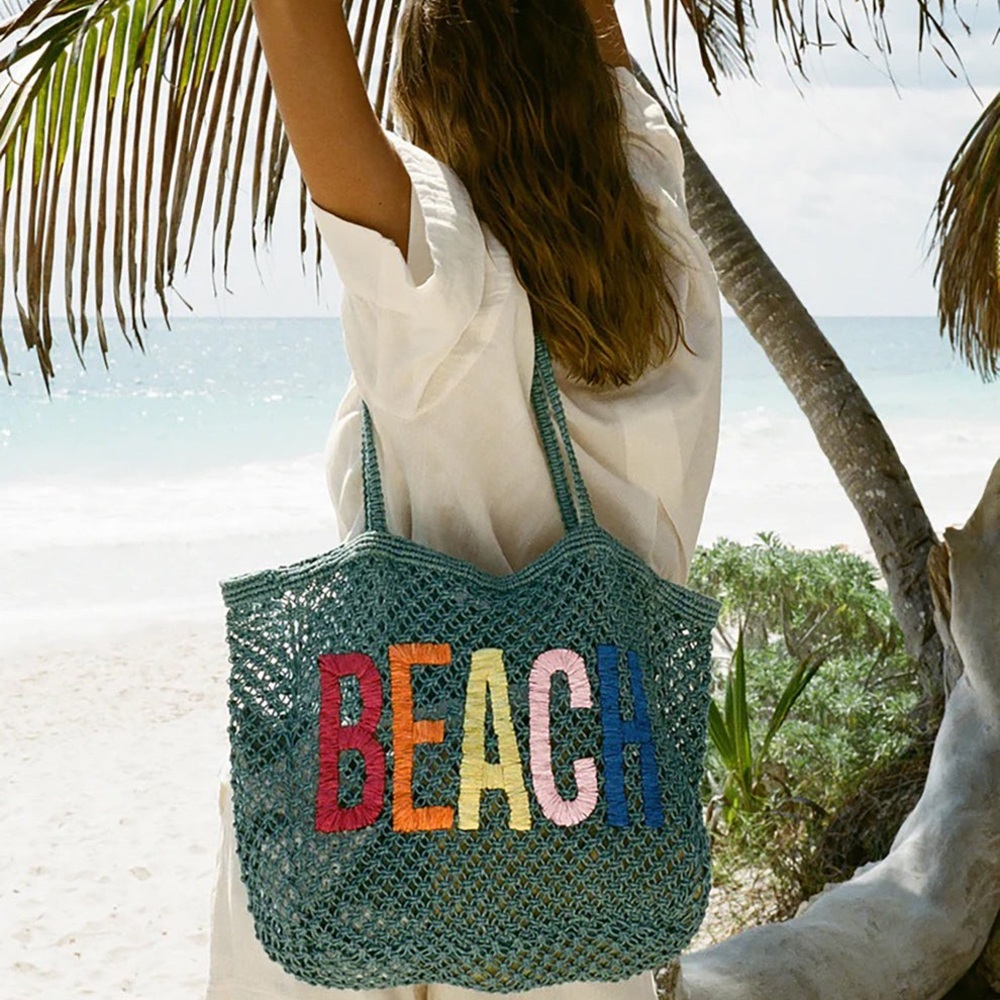 Colorful Beach Tote Bag